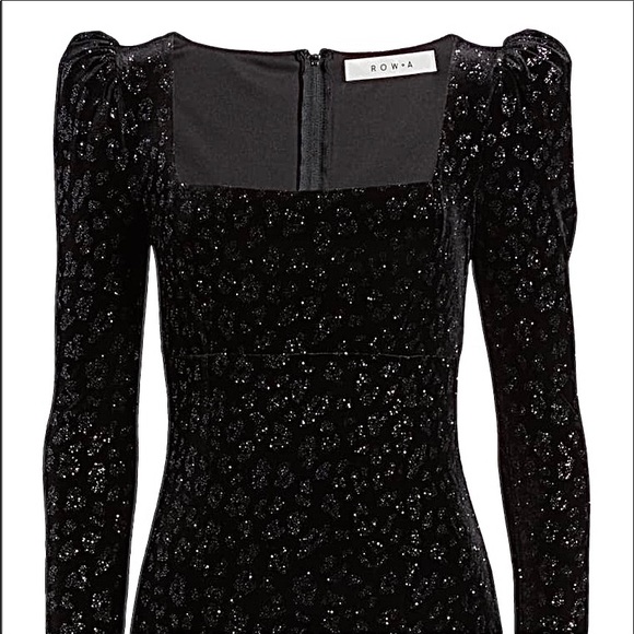 Velvet square neck mini dress Nordstrom - Picture 6 of 8